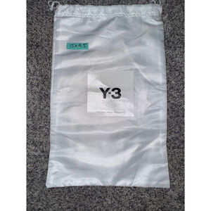 Y-3 Adidas Yohji Yamamoto White Black One Size Storage Dust Bag​